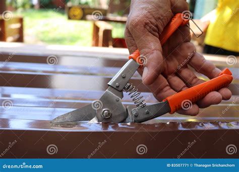 1 pair of scissors sheet metal class|cutting metal using scissors.